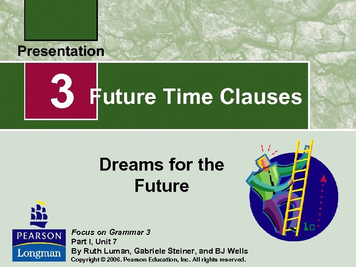 3 Future Time Clauses Dreams for the Future Focus on Grammar 3 Part I,