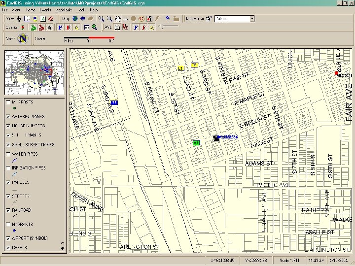 Cad. GIS Map ALI III 