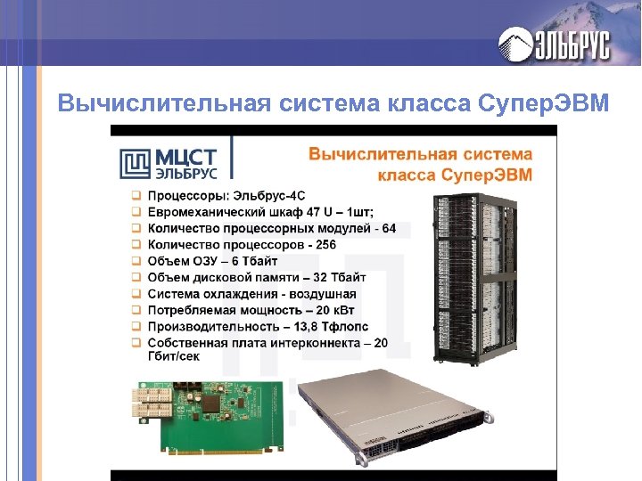 Вычислительная система класса Супер. ЭВМ 