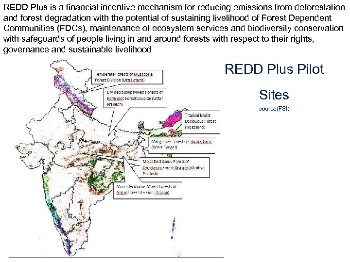 REDD Plus is a financial incentive mechanism for reducing emissions from deforestation and forest