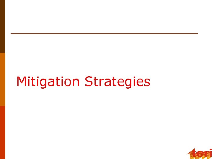 Mitigation Strategies 