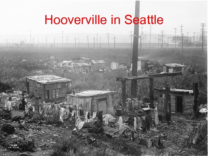 Hooverville in Seattle 