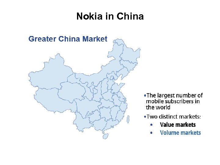 Nokia in China 