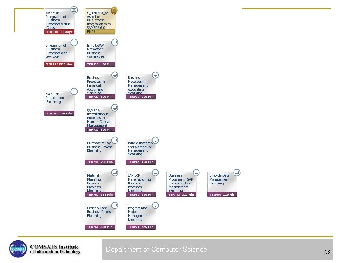 Department of Computer Science 18 