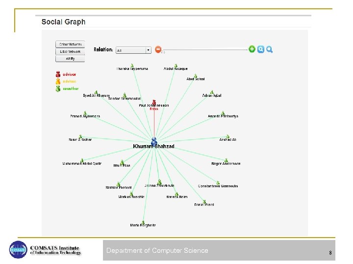 Department of Computer Science 8 