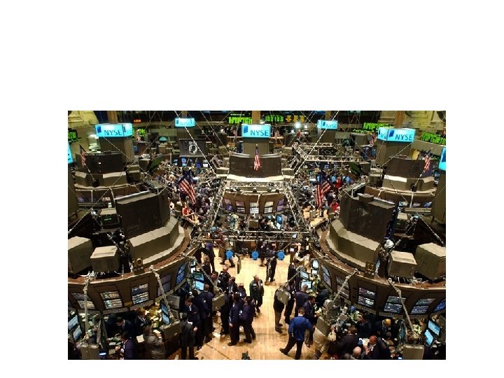  The floor of the New York Stock Exchange 