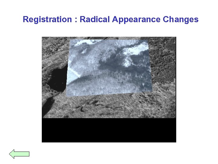 Registration : Radical Appearance Changes 