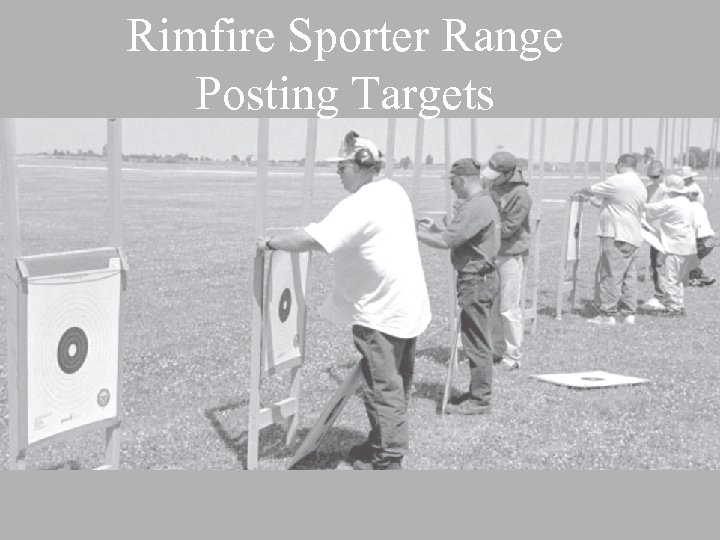 Rimfire Sporter Range Posting Targets 