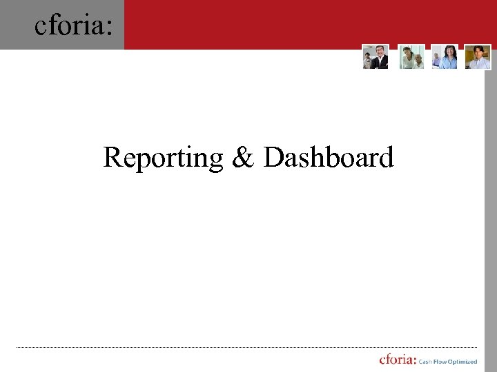 cforia: Reporting & Dashboard 