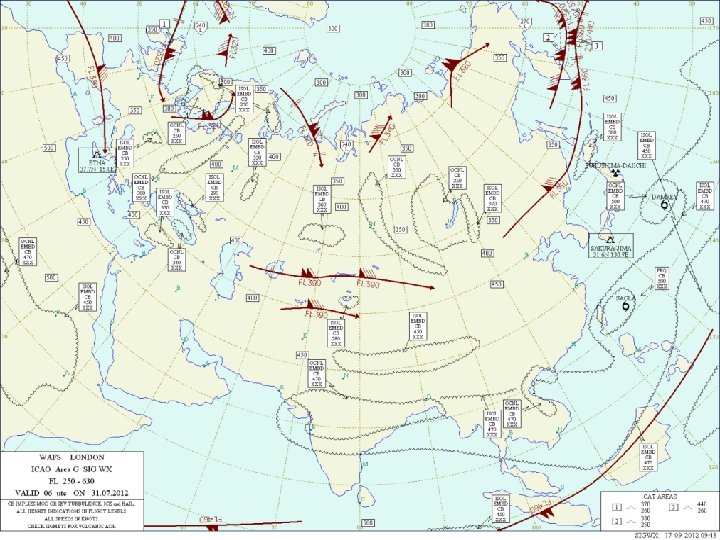 Прогностическая карта особых явлений погоды