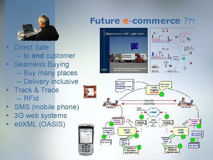 Future e-commerce ? ? ? • Direct Sale – to end customer • Seamless