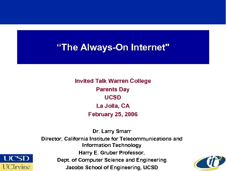 “The Always-On Internet