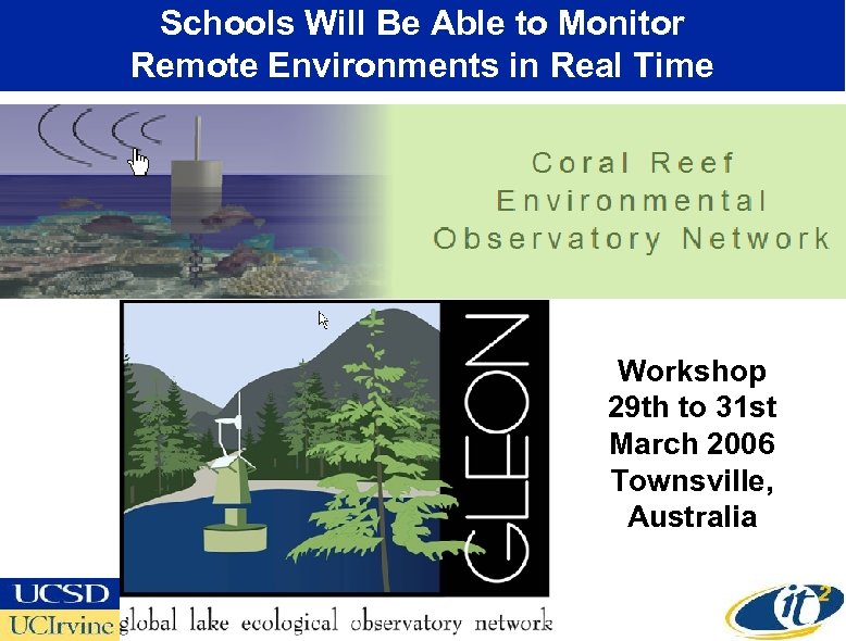 Schools Will Be Able to Monitor Remote Environments in Real Time Workshop 29 th