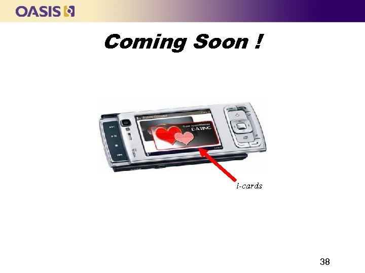 Coming Soon ! i-cards 38 