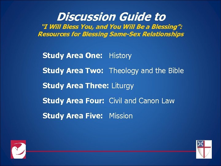 Discussion Guide to “I Will Bless You, and You Will Be a Blessing”: Resources