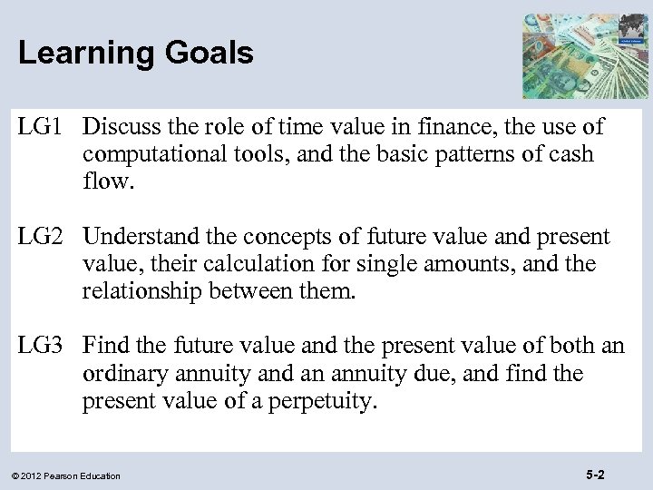 Chapter 5 Time Value Of Money Copyright