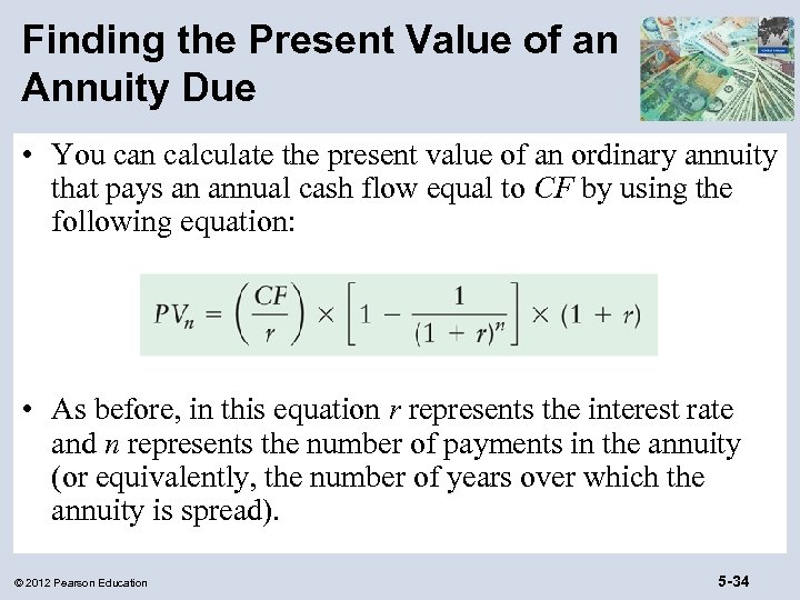 Chapter 5 Time Value Of Money Copyright