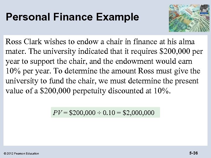 Chapter 5 Time Value Of Money Copyright