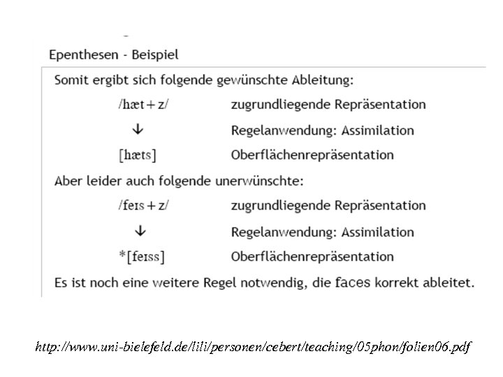 http: //www. uni-bielefeld. de/lili/personen/cebert/teaching/05 phon/folien 06. pdf 