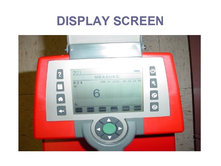 DISPLAY SCREEN 