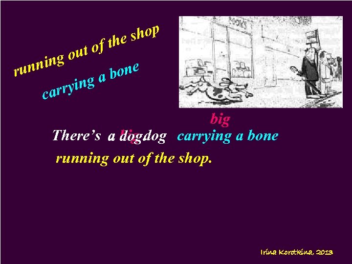 t of g ou shop the nin run one gab rryin ca big There’s