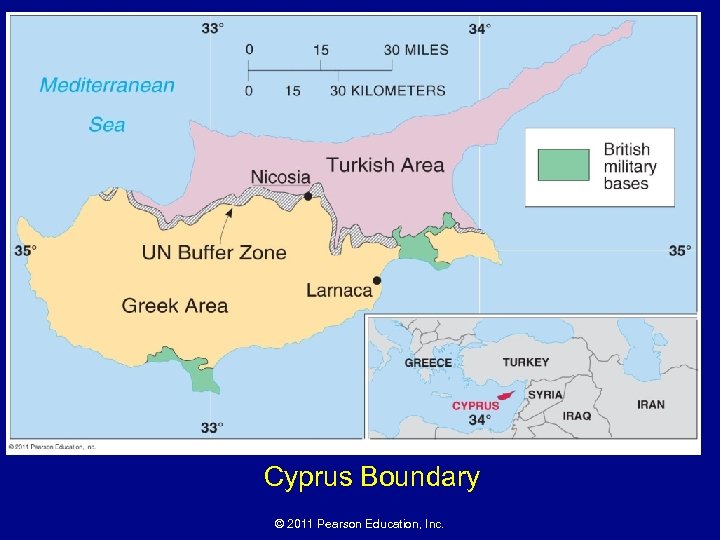Cyprus Boundary © 2011 Pearson Education, Inc. 