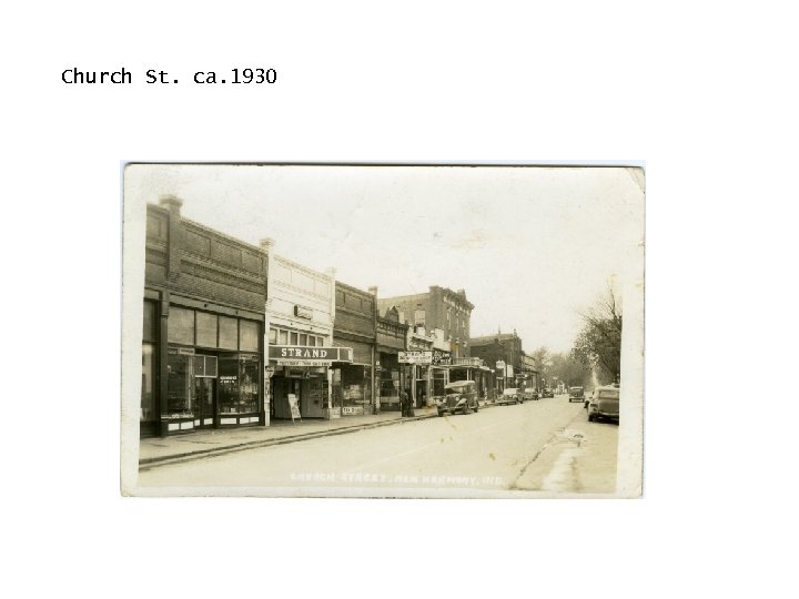 Church St. ca. 1930 