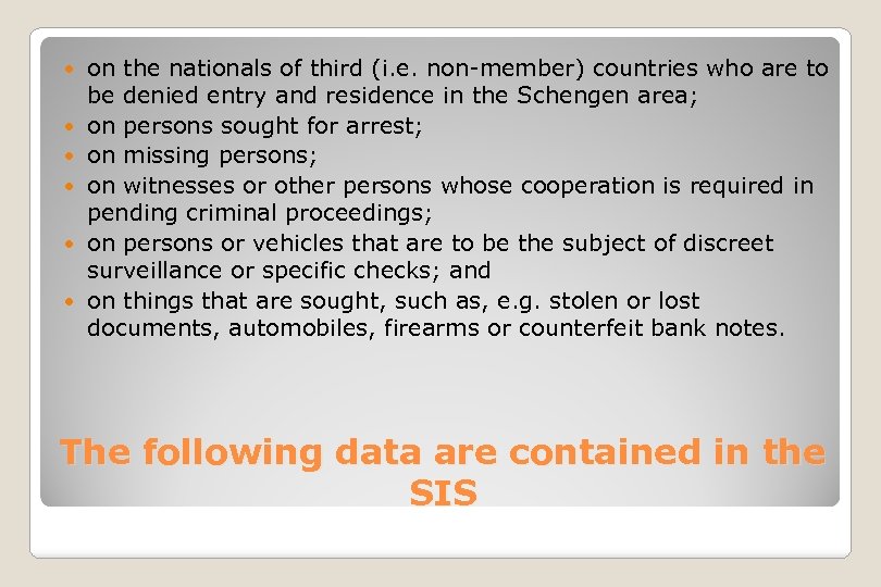  on the nationals of third (i. e. non-member) countries who are to be