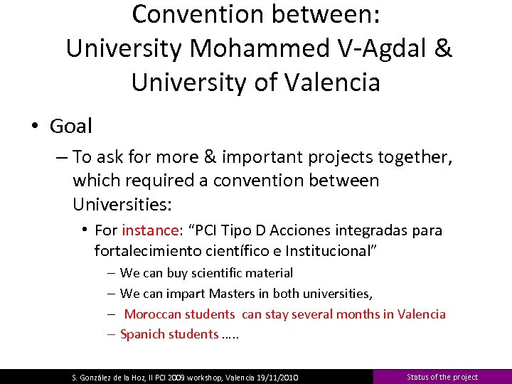 Programa De Colaboración Interuniversitaria E Investigación Científica II