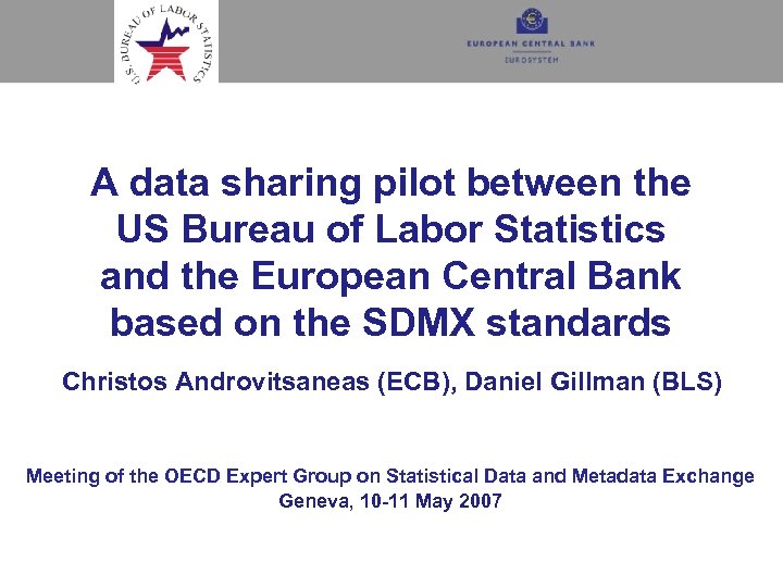 A data sharing pilot between the US Bureau of Labor Statistics and the European