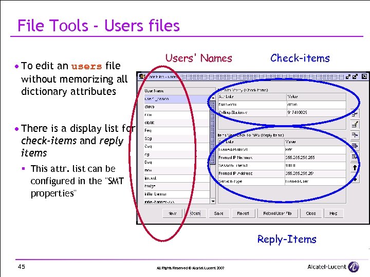 File Tools - Users files · To edit an users file without memorizing all