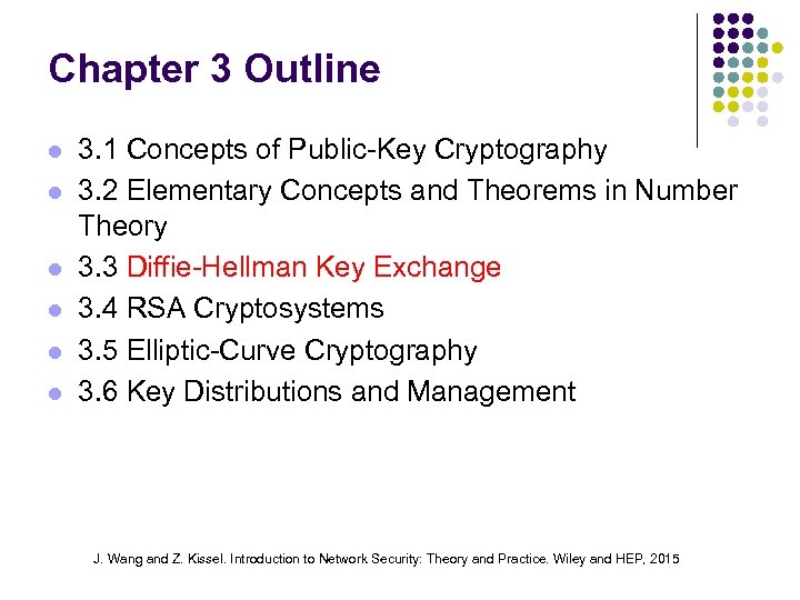 Chapter 3 Outline l l l 3. 1 Concepts of Public-Key Cryptography 3. 2