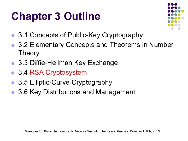 Chapter 3 Outline l l l 3. 1 Concepts of Public-Key Cryptography 3. 2