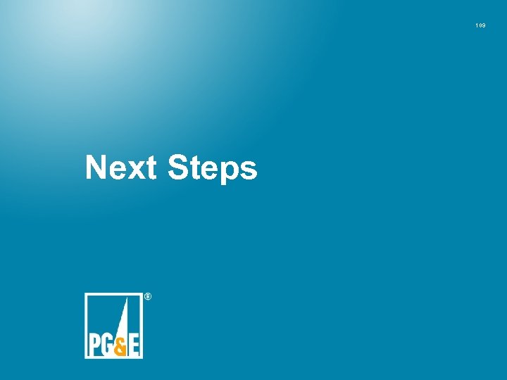109 Next Steps 