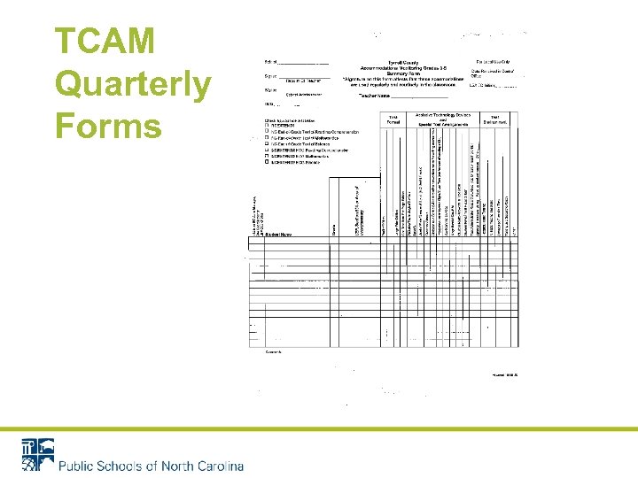 TCAM Quarterly Forms 