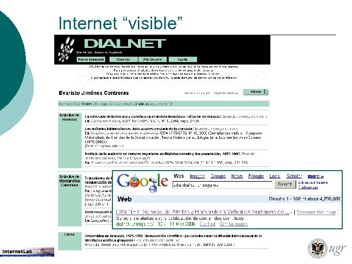 Internet “visible” 