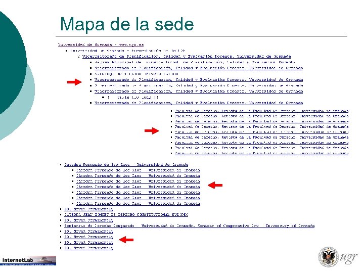 Mapa de la sede 