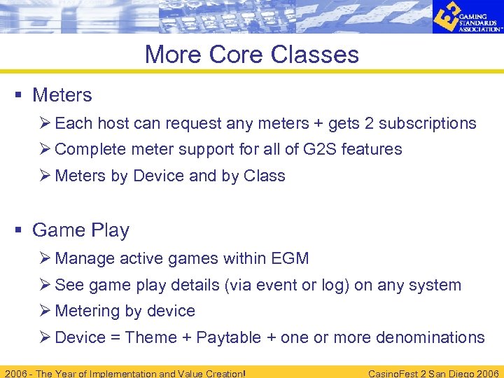 More Classes § Meters Ø Each host can request any meters + gets 2