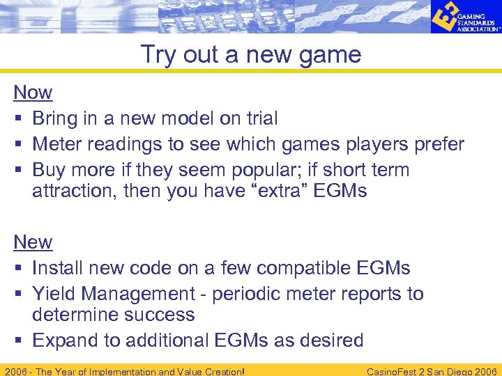 Try out a new game Now § Bring in a new model on trial