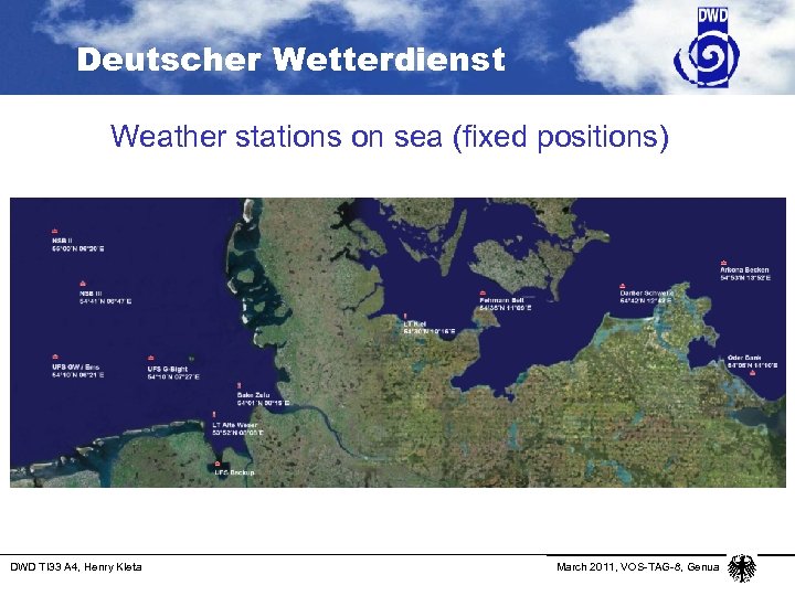 Deutscher Wetterdienst Weather stations on sea (fixed positions) DWD TI 33 A 4, Henry
