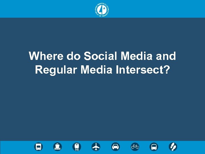 Where do Social Media and Regular Media Intersect? 