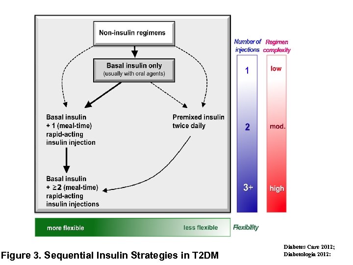 Figure 3. Sequential Insulin Strategies in T 2 DM Diabetes Care 2012; Diabetologia 2012: