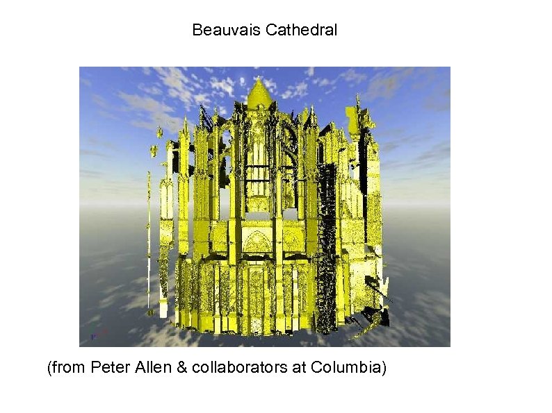 Beauvais Cathedral (from Peter Allen & collaborators at Columbia) 