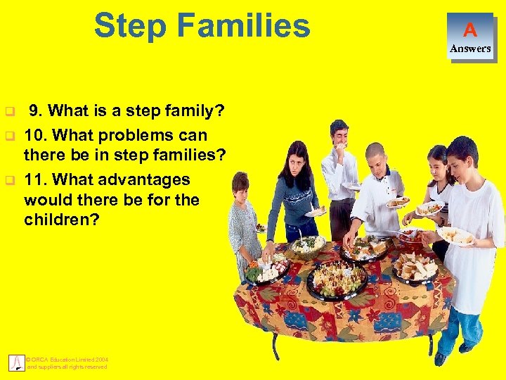 Step Families q q q 9. What is a step family? 10. What problems