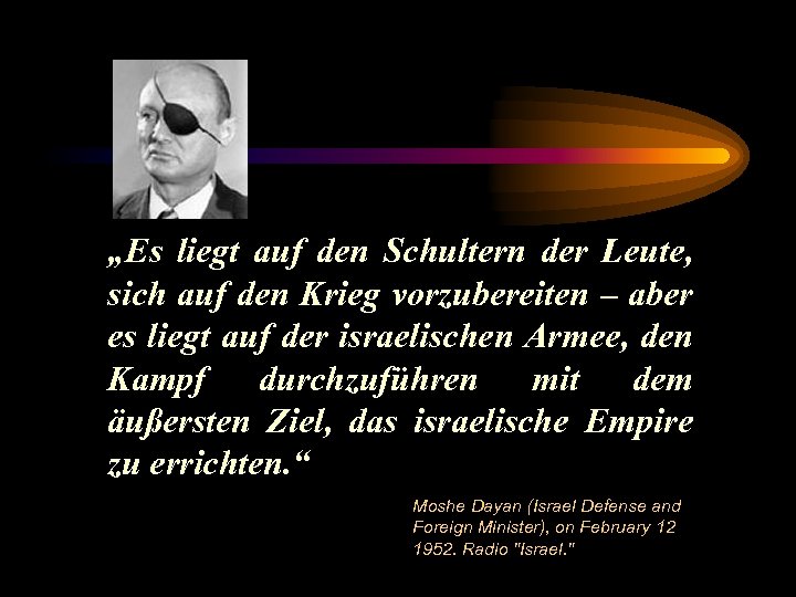 „Es liegt auf den Schultern der Leute, sich auf den Krieg vorzubereiten – aber