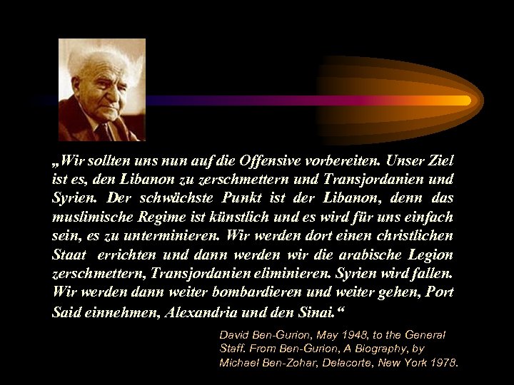 „Wir sollten uns nun auf die Offensive vorbereiten. Unser Ziel ist es, den Libanon