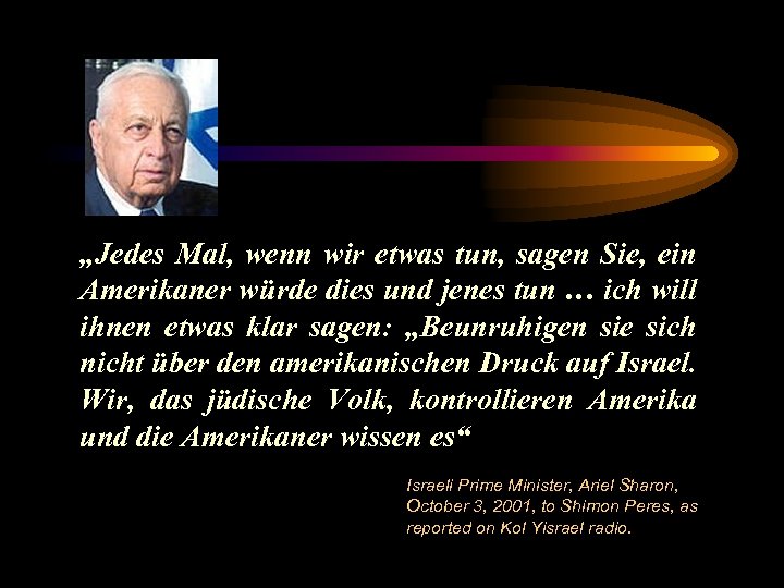 „Jedes Mal, wenn wir etwas tun, sagen Sie, ein Amerikaner würde dies und jenes