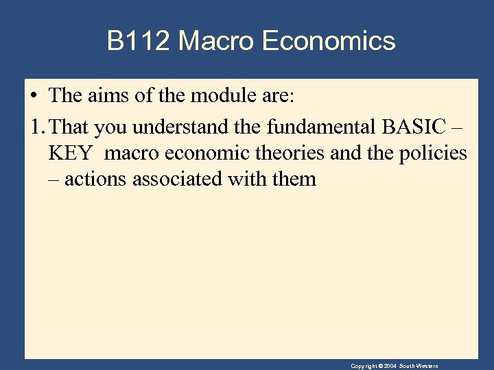 Lesson 1 THE DATA OF MACROECONOMICS B