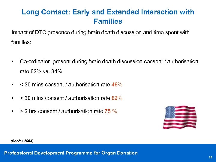 Long Contact: Early and Extended Interaction with Families Impact of DTC presence during brain