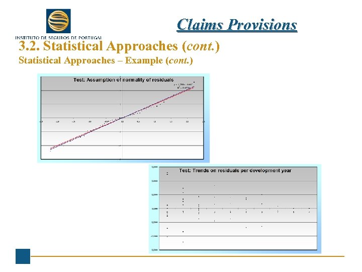 Claims Provisions 3. 2. Statistical Approaches (cont. ) Statistical Approaches – Example (cont. )